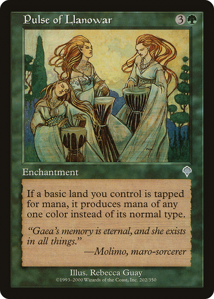 Pulse of Llanowar (202) Foil - Invasion