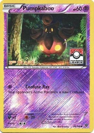 Pumpkaboo (Pokemon League) [3rd Place] (56) Reverse Holofoil - XY Base Set
