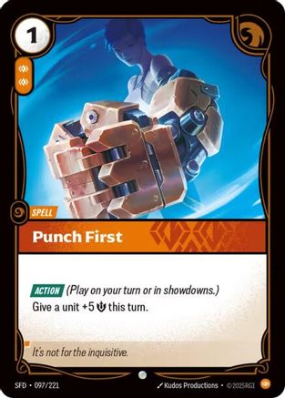 Punch First (097) Foil - Spiritforged