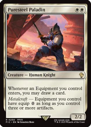 Puresteel Paladin (250) Surge Foil - Commander: FINAL FANTASY