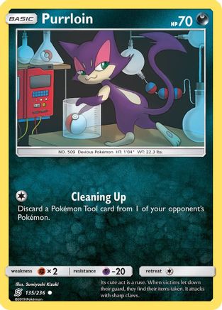 Purrloin (135) Reverse Holofoil - Unified Minds