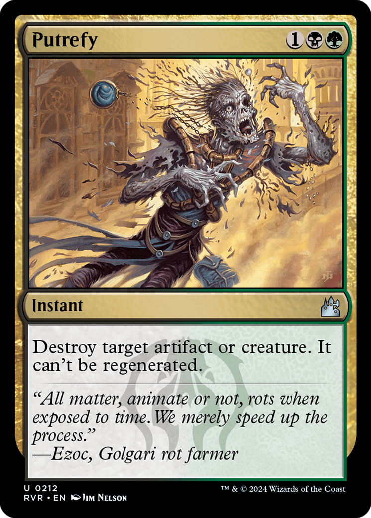 Putrefy (212) Foil - Ravnica Remastered