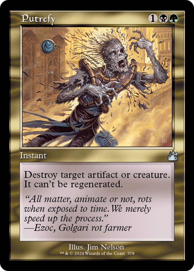 Putrefy (Retro) (378) Foil - Ravnica Remastered