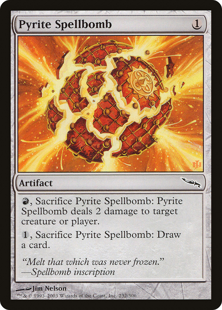 Pyrite Spellbomb (232) Foil - Mirrodin