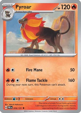 Pyroar (16) - Prismatic Evolutions