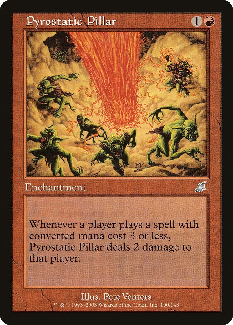 Pyrostatic Pillar (100) Foil - Scourge