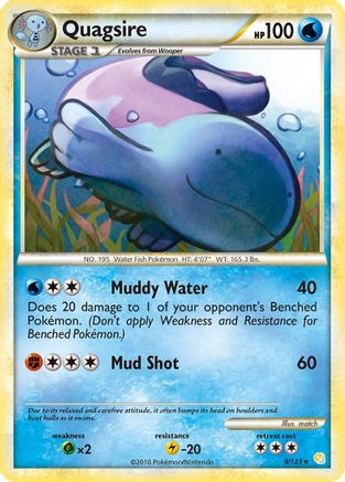 Quagsire (9) Holofoil - HeartGold & SoulSilver