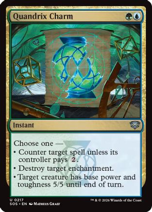 Quandrix Charm (217) Foil - Secrets of Strixhaven