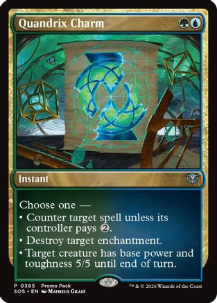 Quandrix Charm (Promo Pack) (365) - Secrets of Strixhaven