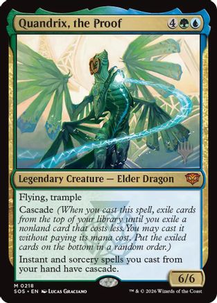 Quandrix, the Proof (Promo Pack) (218) - Secrets of Strixhaven