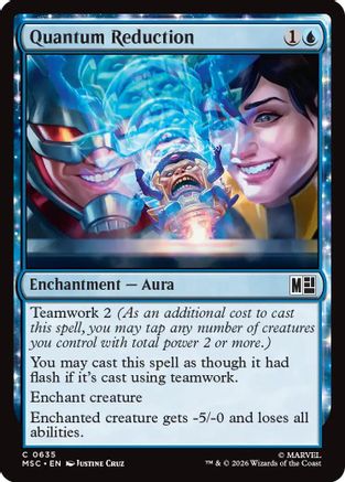 Quantum Reduction (635) Foil - Commander: Marvel Super Heroes