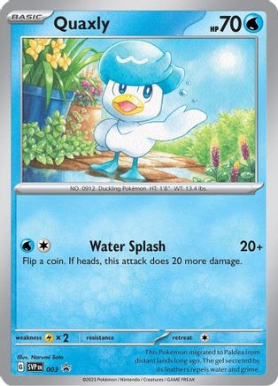Quaxly (3) Holofoil - Black Star Promos