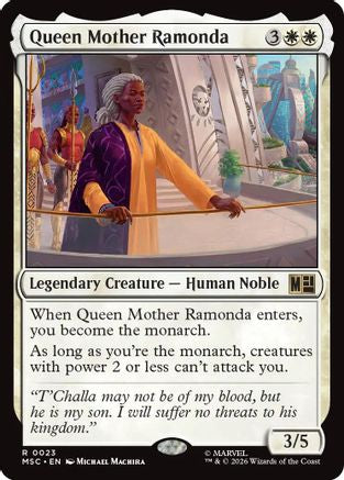 Queen Mother Ramonda (023) - Commander: Marvel Super Heroes