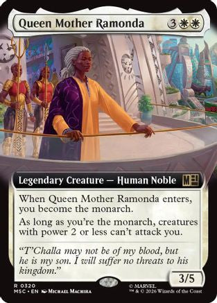 Queen Mother Ramonda (Extended Art) (320) - Commander: Marvel Super Heroes