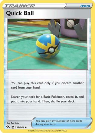 Quick Ball (237) Reverse Holofoil - Fusion Strike