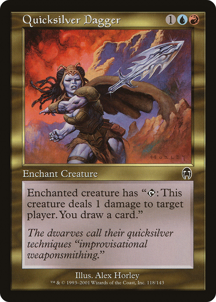 Quicksilver Dagger (118) Foil - Apocalypse