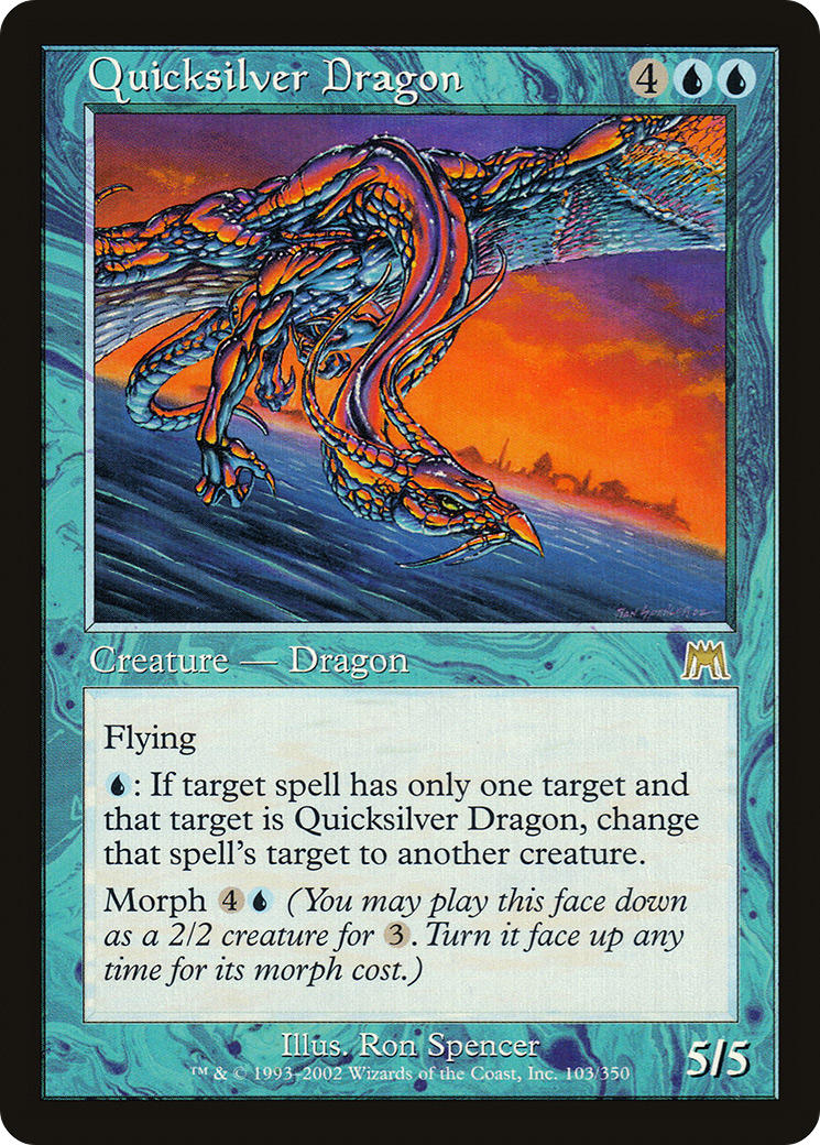 Quicksilver Dragon (103) Foil - Onslaught