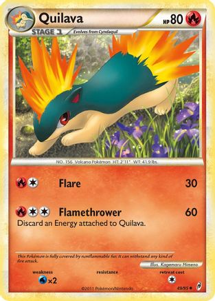 Quilava (49) Reverse Holofoil - Call of Legends