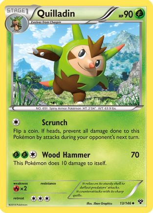 Quilladin (13) Reverse Holofoil - XY Base Set