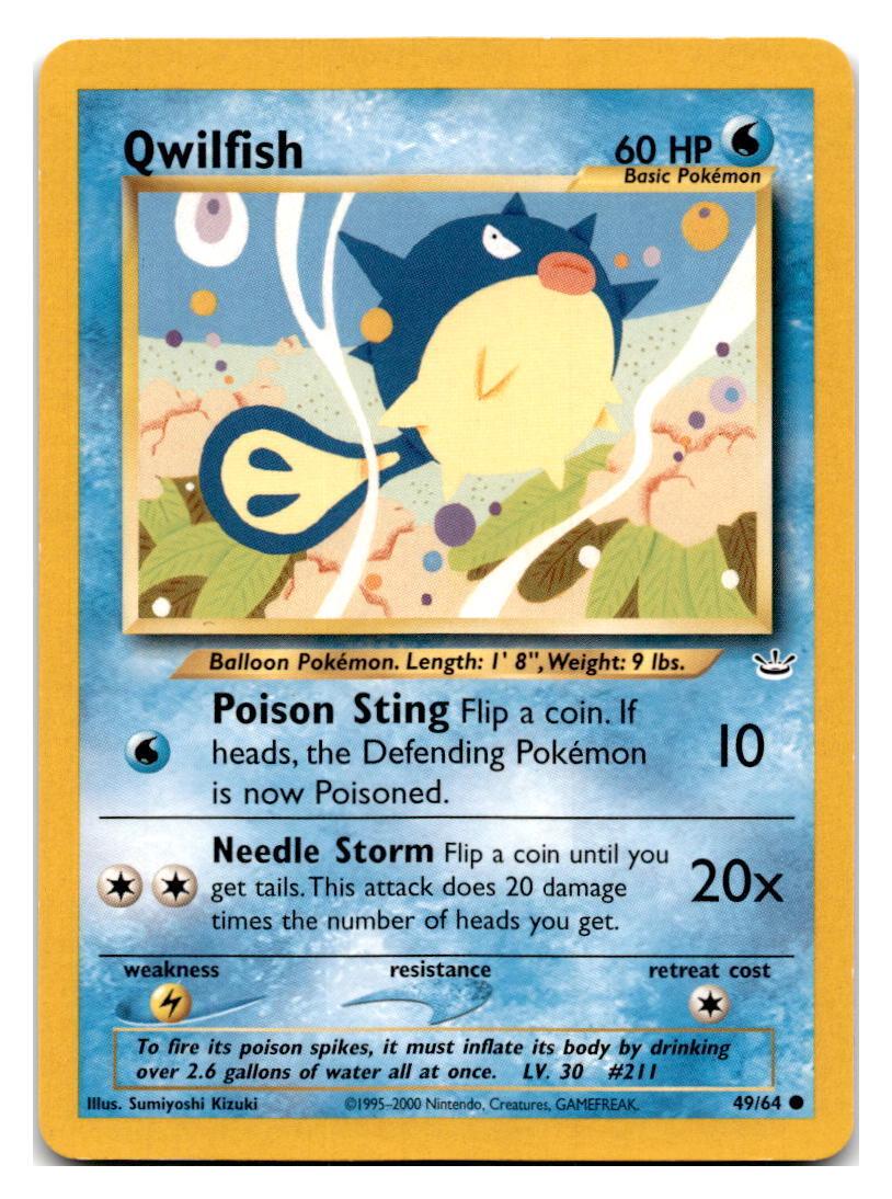 Qwilfish (49) (Unlimited) - Neo Revelation