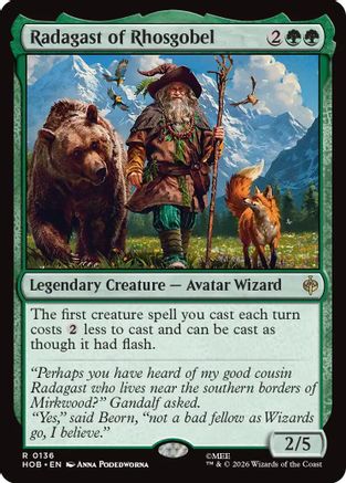 Radagast of Rhosgobel (136) Foil - The Hobbit