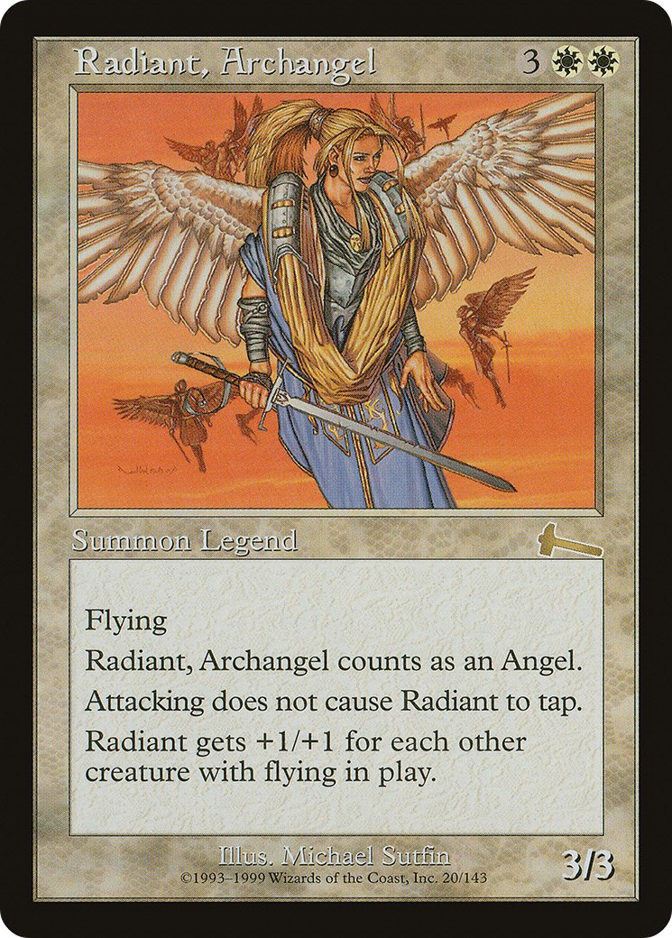 Radiant, Archangel (020) Foil - Urza's Legacy