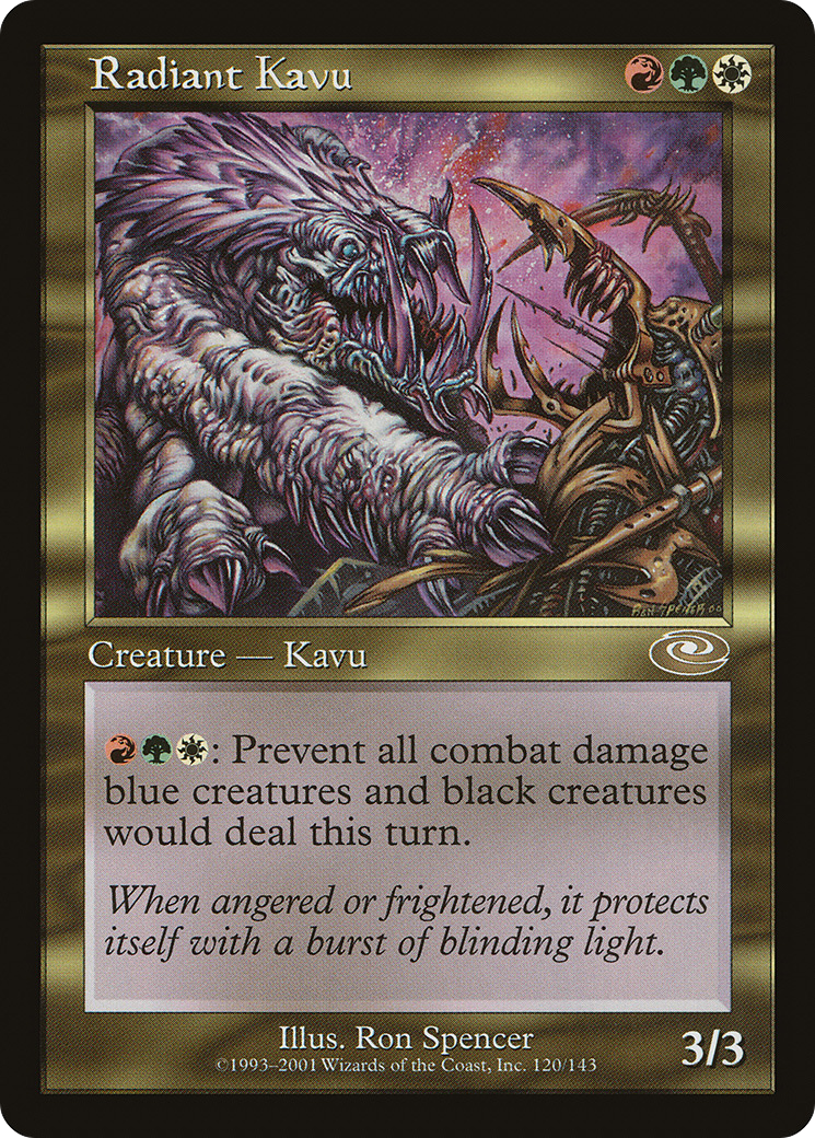 Radiant Kavu (120) Foil - Planeshift
