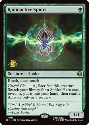 Radioactive Spider (Prerelease) (111) Foil - Marvel's Spider-Man