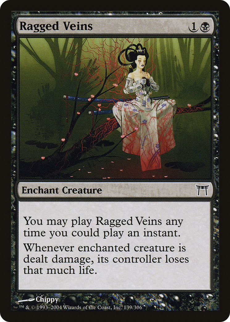 Ragged Veins (139) Foil - Champions of Kamigawa