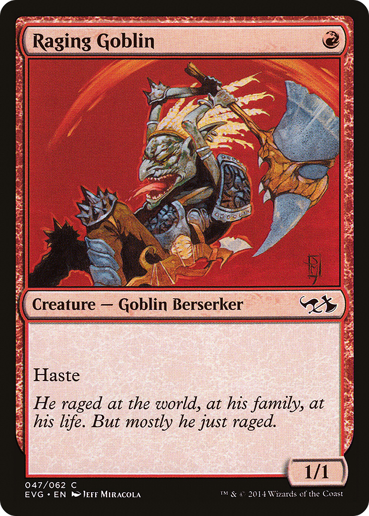 Raging Goblin (047) - Duel Decks Anthology: Elves vs. Goblins