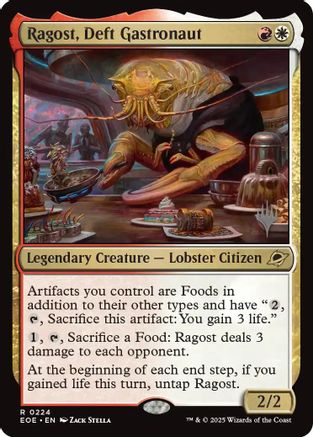 Ragost, Deft Gastronaut (Promo Pack) (224) Foil - Edge of Eternities