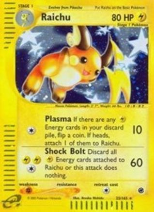 Raichu (25) Holofoil - Expedition