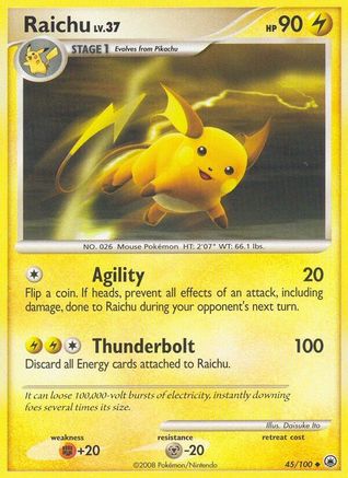 Raichu (45) - Majestic Dawn