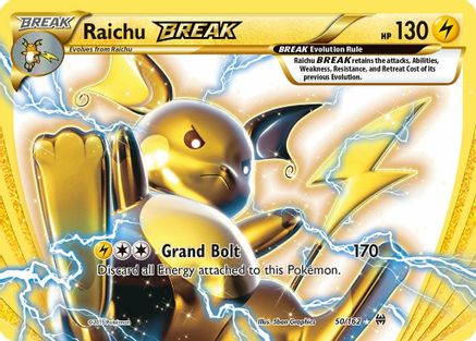 Raichu BREAK (50) Holofoil - BREAKthrough