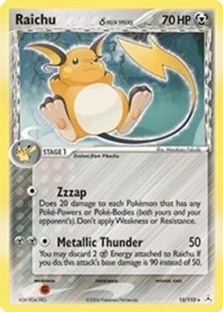 Raichu (Delta Species) (15) Holofoil - Holon Phantoms
