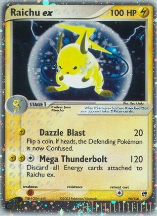 Raichu ex (98) Holofoil - Sandstorm