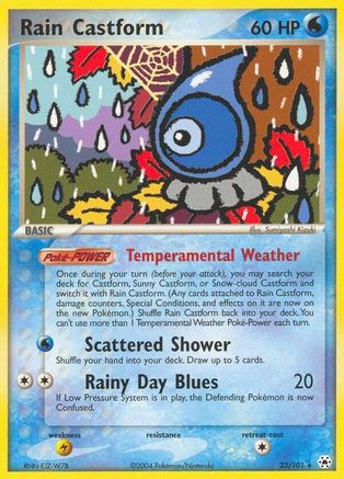 Rain Castform (23) - Hidden Legends