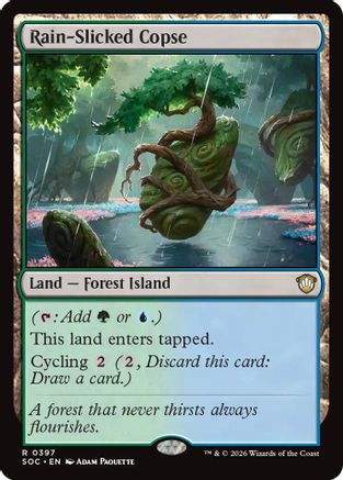 Rain-Slicked Copse (397) - Commander: Secrets of Strixhaven