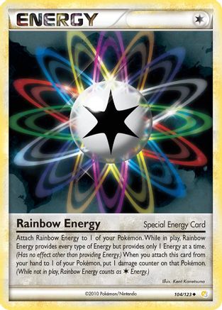 Rainbow Energy (104) Reverse Holofoil - HeartGold & SoulSilver