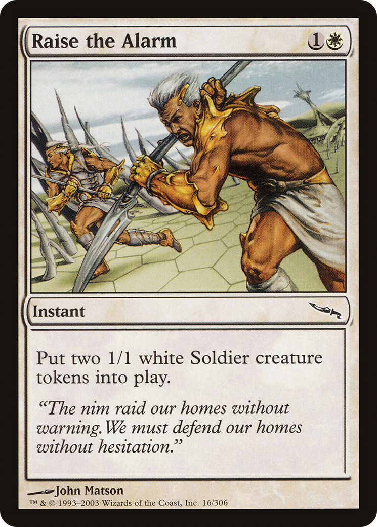 Raise the Alarm (016) Foil - Mirrodin
