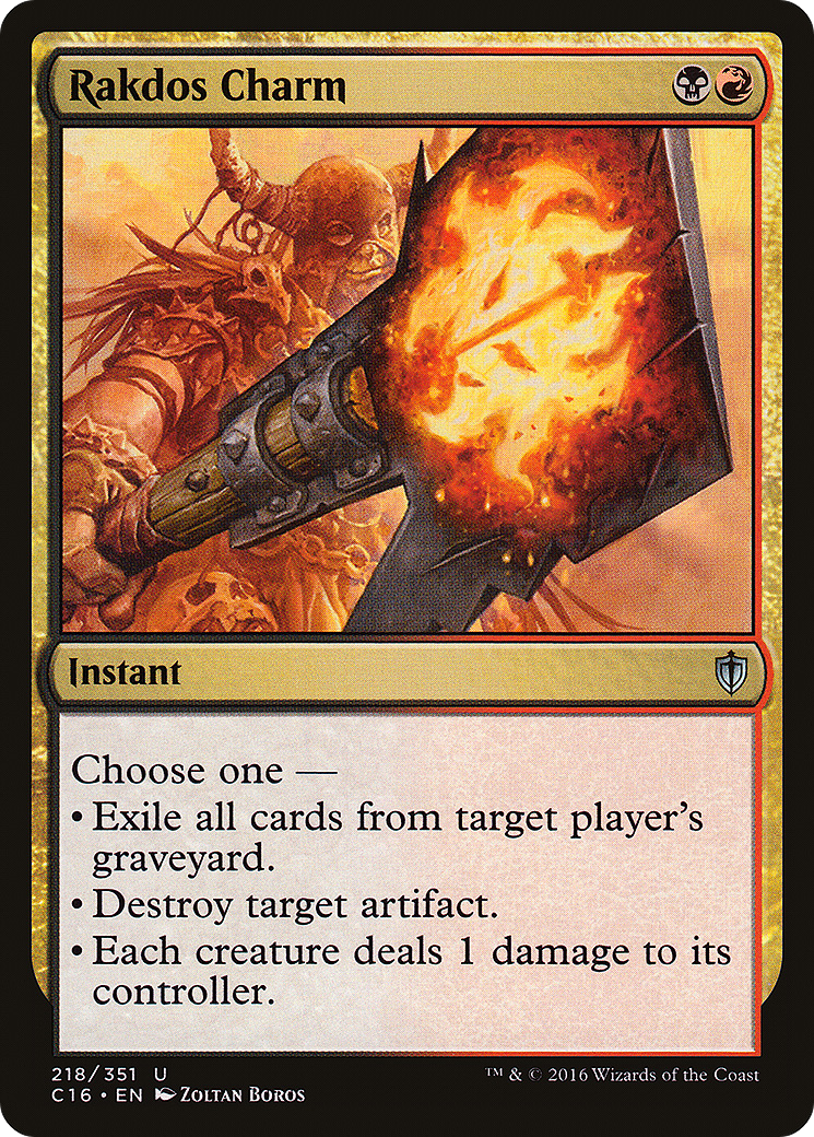 Rakdos Charm (218) - Commander 2016
