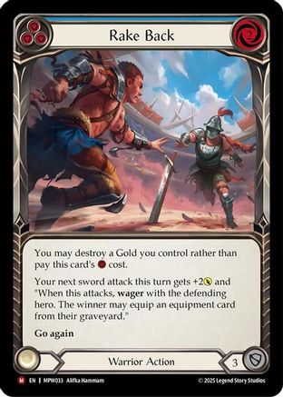 Rake Back (MPW033) Rainbow Foil - Mastery Pack Warrior