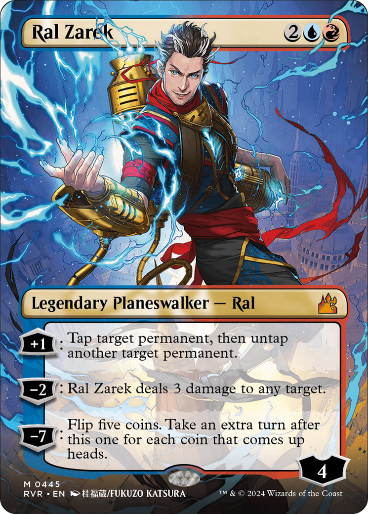 Ral Zarek (Anime Borderless) (445) Foil - Ravnica Remastered