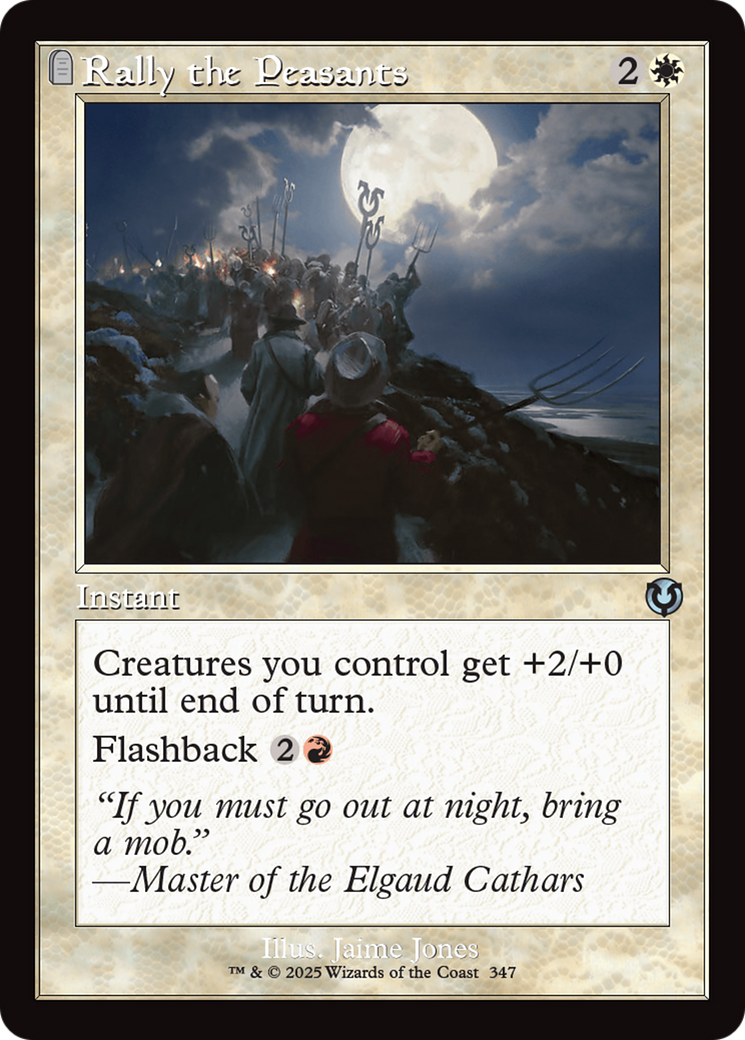 Rally the Peasants (Retro) (347) Foil - Innistrad Remastered