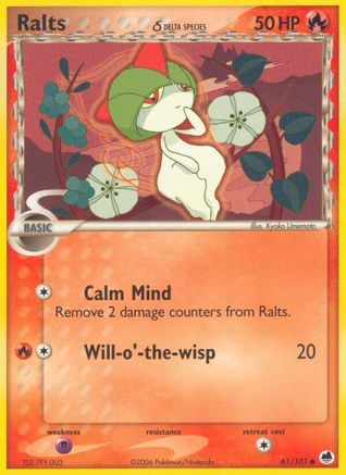 Ralts (Delta Species) (61) - Dragon Frontiers