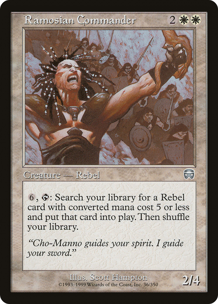 Ramosian Commander (036) Foil - Mercadian Masques