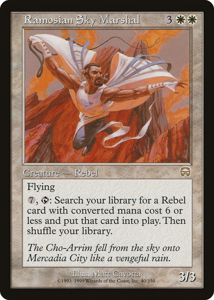 Ramosian Sky Marshal (040) - Mercadian Masques