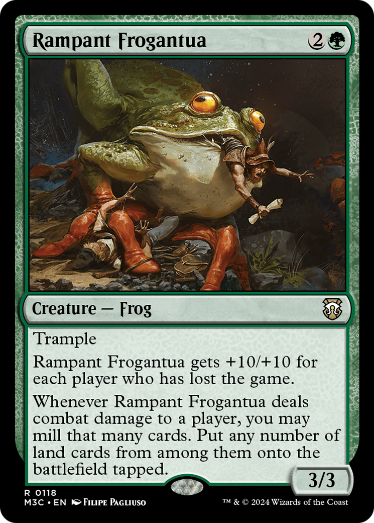 Rampant Frogantua (118) - Commander: Modern Horizons 3