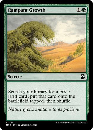 Rampant Growth (240) Ripple Foil - Commander: Modern Horizons 3