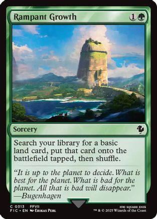 Rampant Growth (313) Surge Foil - Commander: FINAL FANTASY